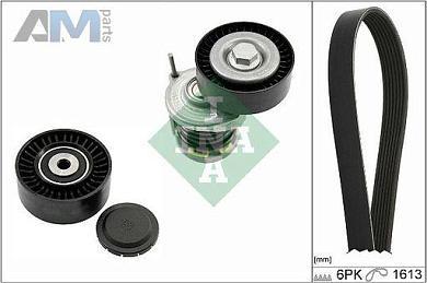 Комплект замены ремня генератора INA (529046710) Audi A4 (B7) 2005-2009 2.0TDI