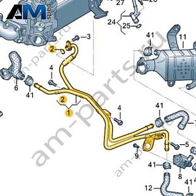 Трубопровод системы охлаждения VAG 059121507BAКупить трубопровод системы охлаждения 059121507BA Фольксваген/Ауди/Шкода- минимальная цена