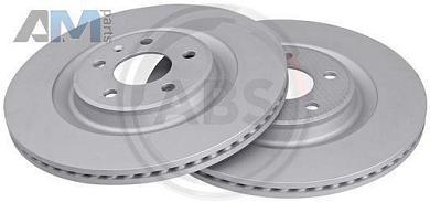 Задние тормозные диски ABS 18196 на Audi A7 (4G) 2011-2018