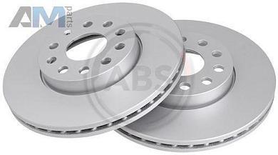 Передние тормозные диски ABS 17521 на Skoda Yeti (2009-2018)