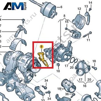 Уплотнитель VAG 03N145774AКупить уплотнитель 03N145774A для Фольксваген/Ауди/Шкода по минимальной цене