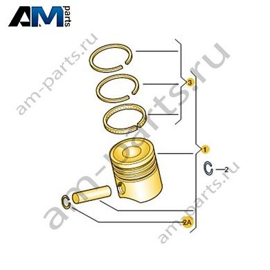 Поршень в сборе VAG 06E107066DRКупить поршень в сборе 06E107066DR на Фольксваген/Ауди/Шкоду- акция