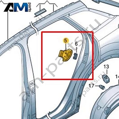Усилитель стойки С Volkswagen T-Roc 2018-2024 2GA809614Купить усилитель стойки С 2GA809614 Фольксваген Т-рок 2018-2024- спец. Цена
