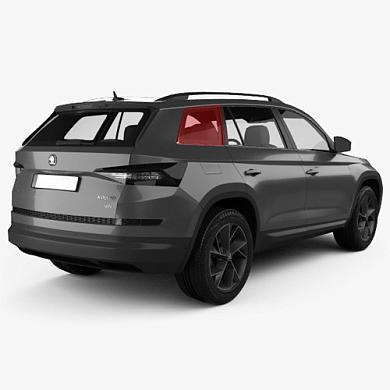 Боковое окно задней части кузова правое на Kodiaq 5658452985AP