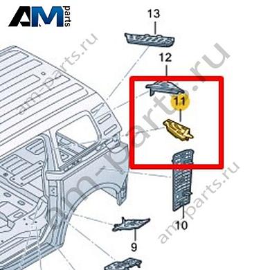 Часть стойки С Volkswagen id-Buzz 2023-2024 1T3864633Купить часть стойки С 1T3864633 Фольксваген id-Buzz 2023-2024- выгодные цены