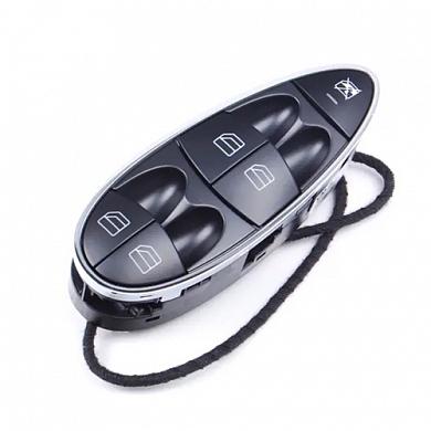 Блок кнопок стеклоподъемника водительской двери(хром) A21182136797167 Mercedes E-klasse W211