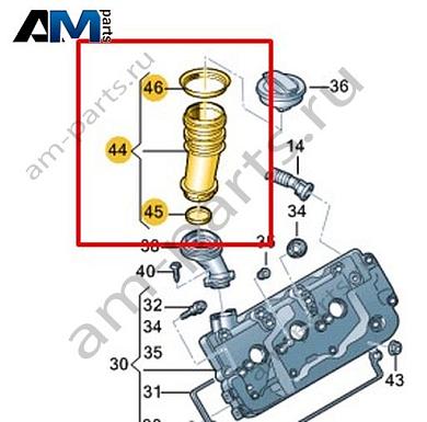 Маслозаливной патрубок VAG 059115301Купить маслозаливной патрубок 059115301 для Фольксваген/Ауди/Шкода- акция