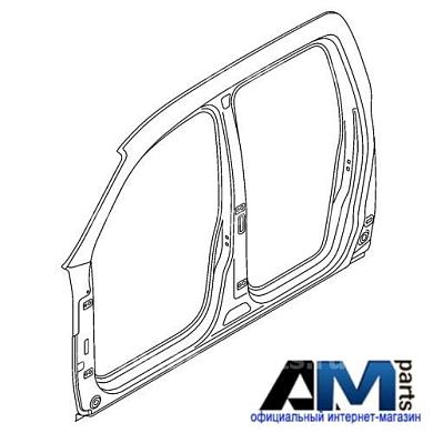 Боковина Volkswagen AMAROK 2017-2022 2H7809605Купить боковину 2H7809605 Фольксваген Амараок 2017-2022 по минимальной цене