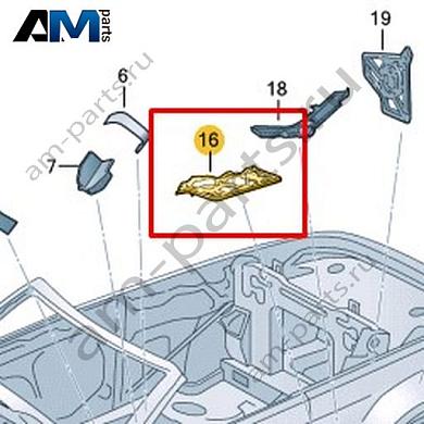 Защитный экран Volkswagen T-Roc Cabrio 2020-2024 2GC864950AКупить защитный экран 2GC864950A на Фольксваген Т-рок Кабриолет 2020-2024- акция