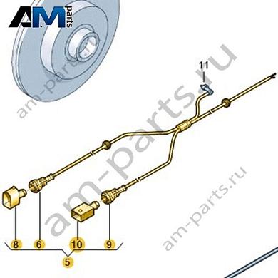 Жгут проводов датчика частоты вращения Volkswagen AMAROK 2017-2022 2H3927903DКупить жгут проводов датчика частоты вращения 2H3927903D Фольксваген Амараок 2017-2022- минимальная цена