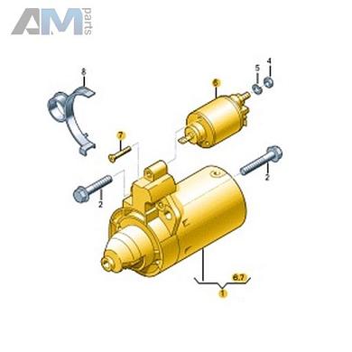 Стартер VAG 02T911024QXКупить стартер 02T911024QX на Фольксваген/Ауди/Шкоду- бесплатная доставка
