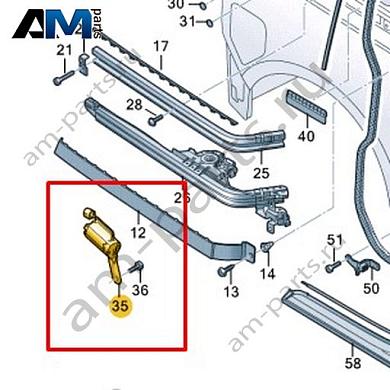 Узел привода сдвижной двери Volkswagen id-Buzz 2023-2024 1T3843460AКупить узел привода сдвижной двери 1T3843460A для Фольксваген id-Buzz 2023-2024 на выгодных условиях