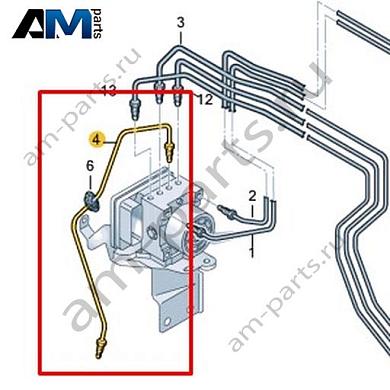 Тормозная трубка от гидравлической системы к тормозному шлангу Volkswagen id-Buzz 2023-2024 1N3614724AКупить тормозную трубку от гидравлической системы к тормозному шлангу 1N3614724A Фольксваген id-Buzz 2023-2024- гарантия наличия