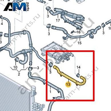 Шланг системы охлаждения Volkswagen id3 2020-2024 1EA121096Купить шланг системы охлаждения 1EA121096 Фольксваген id3 2020-2024- гарантия наличия