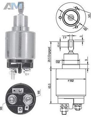 Тяговое реле (940113050126) MAGNETI MARELLI на Audi A6 (С5) 1997-2004