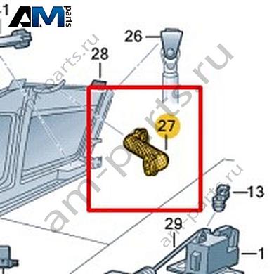 Втулка Volkswagen AMAROK 2013-2016 2H1867981Купить втулку 2H1867981 для Фольксваген Амараок 2013-2016 по минимальной цене