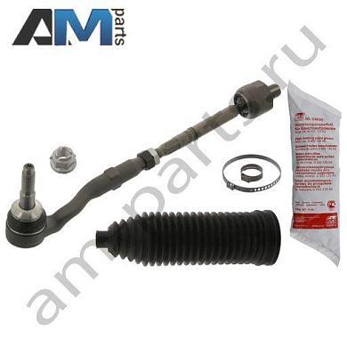 Левая рулевая тяга с наконечником и пыльником FEBI (40091) на BMW 5 серии (5 серии F10 рестайлинг) 2013-2017