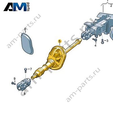 Промежуточный вал рулевого управления VAG 1EB419753HКупить промежуточный вал рулевого управления 1EB419753H Фольксваген/Ауди/Шкода- выгодные цены