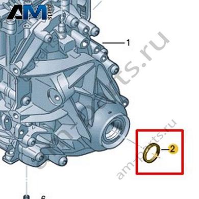 Манжетное уплотнение VAG 0EJ901309AКупить манжетное уплотнение 0EJ901309A на Фольксваген/Ауди/Шкоду- акция