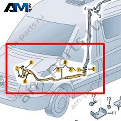 Трубопровод хладагента Volkswagen Crafter 2012-2016 2E1820721ACКупить трубопровод хладагента 2E1820721AC на Фольксваген Крафтер 2012-2016- минимальная цена