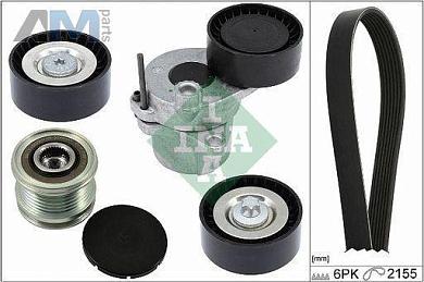 Комплект ремня с натяжителем (INA) 529047920 для Mb Vito 2010-2014 II (W639) (136 л.с.)