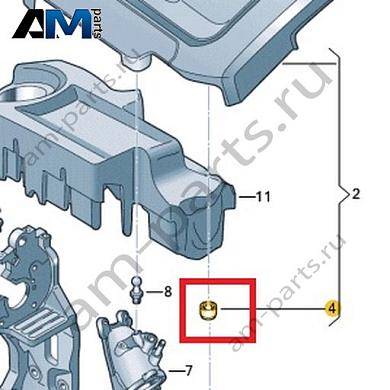 Разъем VAG 03N103226Купить разъем 03N103226 для Фольксваген/Ауди/Шкода- гарантия наличия
