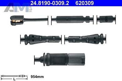 Датчик износа передних колодок (24.8190-0309.2) ATE BMW X3 (F25)