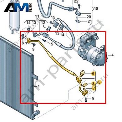 Трубопровод хладагента Volkswagen id3 2020-2024 1EA816530JКупить трубопровод хладагента 1EA816530J Фольксваген id3 2020-2024- минимальная цена