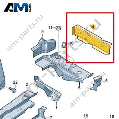 Пластина для лонжерона Volkswagen id-Buzz 2023-2024 1N3803229Купить пластину для лонжерона 1N3803229 Фольксваген id-Buzz 2023-2024- спец. Цена