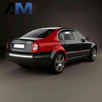 Крыло заднее правое Superb I 3U5809606G