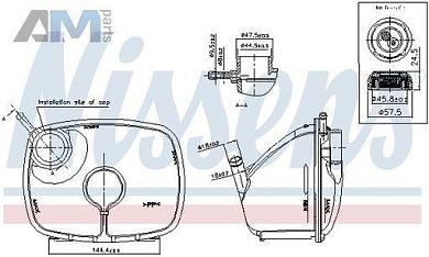Расширительный клапан кондиционера NISSENS (999314) на Audi A4 (B8) 1.8 CABA/CAAB