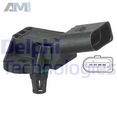 Датчик давления воздуха DELPHI (PS10135) на Skoda A8 (2020-2025) 1.6SRE (110л.с.)