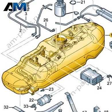 Топливный бак Volkswagen AMAROK 2013-2016 2H0201060PКупить топливный бак 2H0201060P на Фольксваген Амараок 2013-2016- бесплатная доставка
