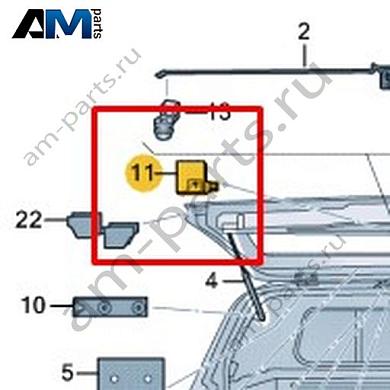 Датчик ускорения Volkswagen AMAROK 2013-2016 2H1907271Купить датчик ускорения 2H1907271 на Фольксваген Амараок 2013-2016 на выгодных условиях