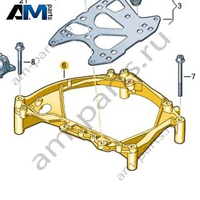Кронштейн промежуточного охладителя VAG 04L145173KКупить кронштейн промежуточного охладителя 04L145173K на Фольксваген/Ауди/Шкоду по минимальной цене