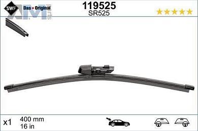 Щетка заднего стеклоочистителя (119525) SWF на Skoda Octavia A7 (2017-2023)