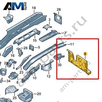 Задняя панель Volkswagen id-Buzz 2023-2024 1N3802085Купить заднюю панель 1N3802085 для Фольксваген id-Buzz 2023-2024- гарантия наличия