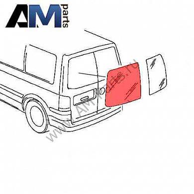 Стекло крышки багажника левое Caddy 2K0845501RNVB