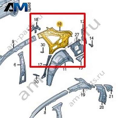 Боковина (внутренняя часть) Volkswagen Taigo 2022-2024 2G7809405Купить боковину (внутреннюю часть) 2G7809405 для Фольксваген Тайго 2022-2024- минимальная цена
