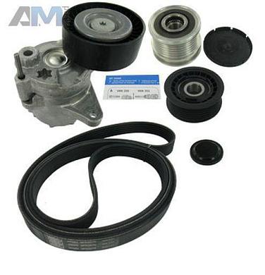 Комплект замены ремня генератора SKF (VKMAF380202) на Audi A8 (D4) 2010-2017 3.0TDI