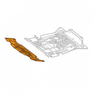 Защита двигателя передняя часть Mercedes ML W166 A1665200042