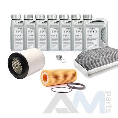 Оригинальный комплект ТО-1/3 для Ауди А8 3.0TFSI (310 л.с.) VAG LL 3 (допуск 504/507)