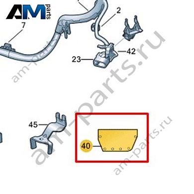 Теплоизоляционный мат VAG 04L971461Купить теплоизоляционный мат 04L971461 на Фольксваген/Ауди/Шкоду- выгодные цены