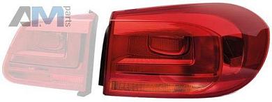 Фонарь задний левый наружный (2SD010738091) HELLA для Volkswagen Tiguan I (2012-2016)