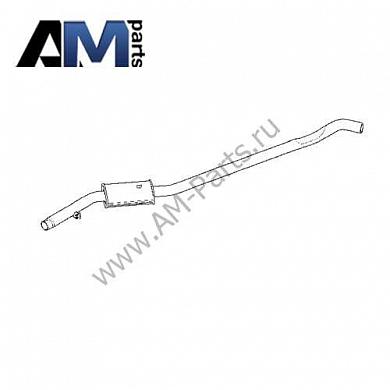 Задний глушитель 18303449079 на BMW E83 2.0d