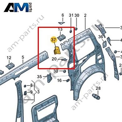 Усилитель крепления ремня безопасности Volkswagen id-Buzz 2023-2024 1T3809717Купить усилитель крепления ремня безопасности 1T3809717 для Фольксваген id-Buzz 2023-2024- минимальная цена