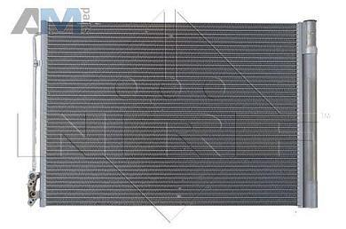 Радиатор кондиционера (NRF) 350033 для BMW 5 серия (F10) 2011-2013 525dx
