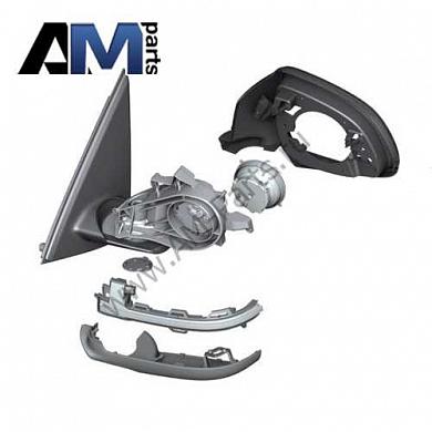 Привод зеркала левый BMW X6 (F16) (черный) 51167416145