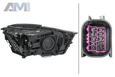 Светодиодная фара левая (1EX354870011) HELLA для Audi Q3 (F3) 2019-2026