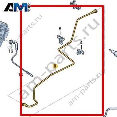 Топливопровод Volkswagen AMAROK 2017-2022 2H6201418CКупить топливопровод 2H6201418C для Фольксваген Амараок 2017-2022 на выгодных условиях